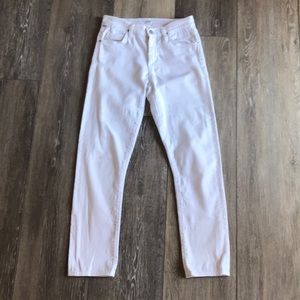 Citizens of Humanity white ankle pants
